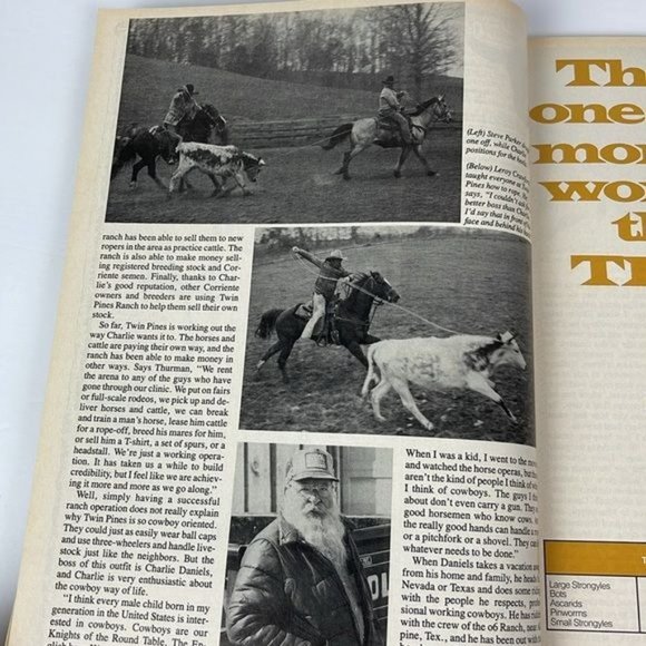 Vtg Western Horseman Magazine Charlie Daniels Cover Story Aug 1987 Vol 52, No 8 - Picture 9 of 16